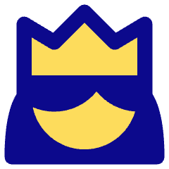 User Queen Crown Icon from Core Pop Set