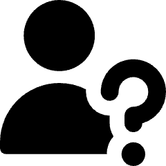 User Question Query Icon from Core Solid Set
