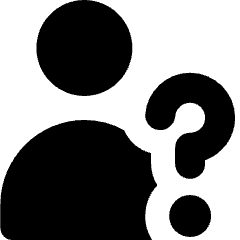 User Question Query Icon from Micro Solid Set