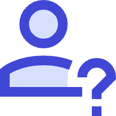 User Question Query Icon from Sharp Duo Set