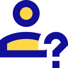 User Question Query Icon from Sharp Pop Set