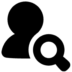 User Search 2 Icon from Plump Solid Set