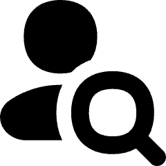 User Search 2 Icon from Flex Solid Set