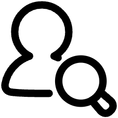 User Search 2 Icon from Plump Line Set
