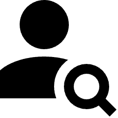 User Search 2 Icon from Sharp Solid Set