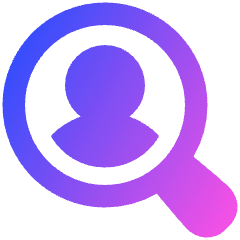 User Search Icon from Plump Gradient Set
