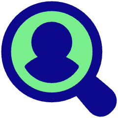 User Search Icon from Plump Pop Set