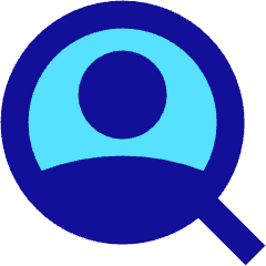 User Search Icon from Sharp Pop Set