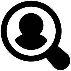 User Search Icon from Plump Remix Set