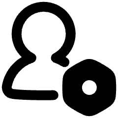 User Setting Bolt Nut Icon from Plump Remix Set