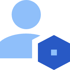User Setting Bolt Nut Icon from Sharp Flat Set