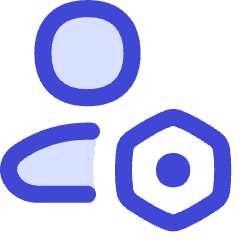User Setting Bolt Nut Icon from Flex Duo Set