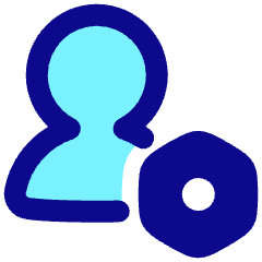 User Setting Bolt Nut Icon from Plump Pop Set