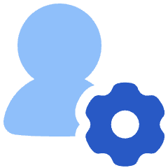 User Setting Gear Icon from Plump Flat Set