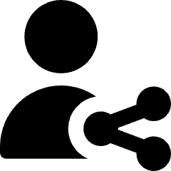 User Share Icon from Core Solid Set