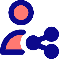 User Share Icon from Core Pop Set