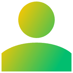 User Single Neutral Icon from Sharp Gradient Set