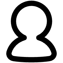 User Single Neutral Icon from Plump Remix Set