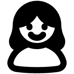 User Single Neutral Female Icon from Plump Remix Set