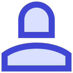 User Single Neutral Female Icon from Sharp Duo Set