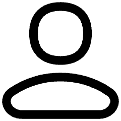 User Single Neutral Icon from Flex Line Set