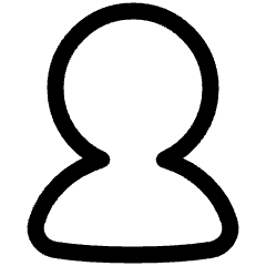 User Single Neutral Icon from Plump Line Set