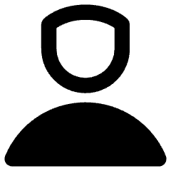 User Single Neutral Male Icon from Core Remix Set