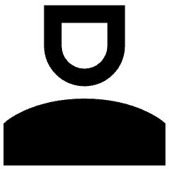 User Single Neutral Male Icon from Sharp Remix Set