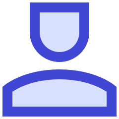 User Single Neutral Male Icon from Sharp Duo Set