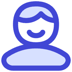 User Single Neutral Male Icon from Flex Duo Set