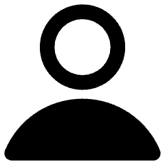 User Single Neutral Icon from Core Remix Set