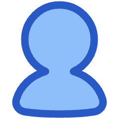 User Single Neutral Icon from Plump Duo Set