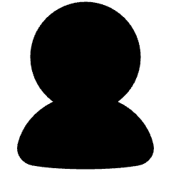 User Single Neutral Icon from Plump Solid Set