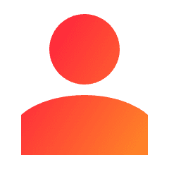 User Solo Icon from Sharp Gradient Set