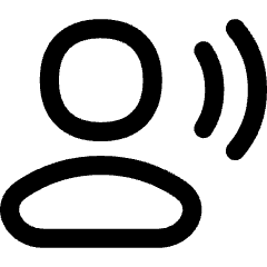 User Speaking Icon from Flex Line Set