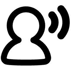 User Speaking Icon from Plump Remix Set