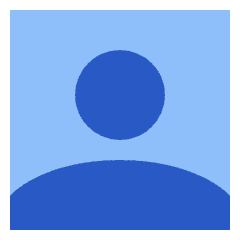 User Square Single Icon from Sharp Flat Set