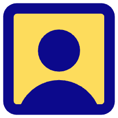 User Square Single Icon from Core Pop Set