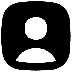 User Square Single Icon from Flex Solid Set