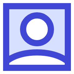User Square Single Icon from Sharp Duo Set