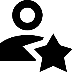 User Star Favorite Artist Icon from Sharp Remix Set