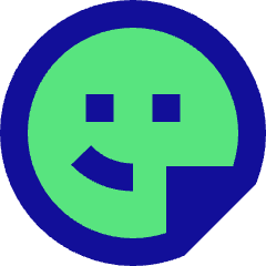 User Sticker Circle Icon from Sharp Pop Set