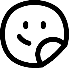 User Sticker Circle Icon from Flex Line Set