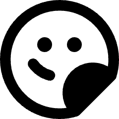 User Sticker Circle Icon from Core Remix Set