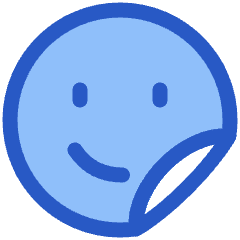 User Sticker Circle Icon from Plump Duo Set