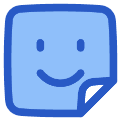 User Sticker Square Icon from Plump Duo Set