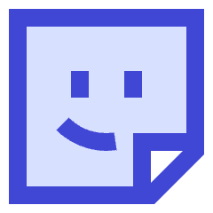 User Sticker Square Icon from Sharp Duo Set