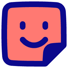 User Sticker Square Icon from Plump Pop Set