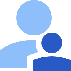 User Supervisor Account Icon from Sharp Flat Set