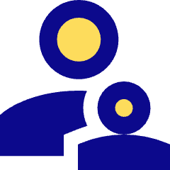 User Supervisor Account Icon from Sharp Pop Set